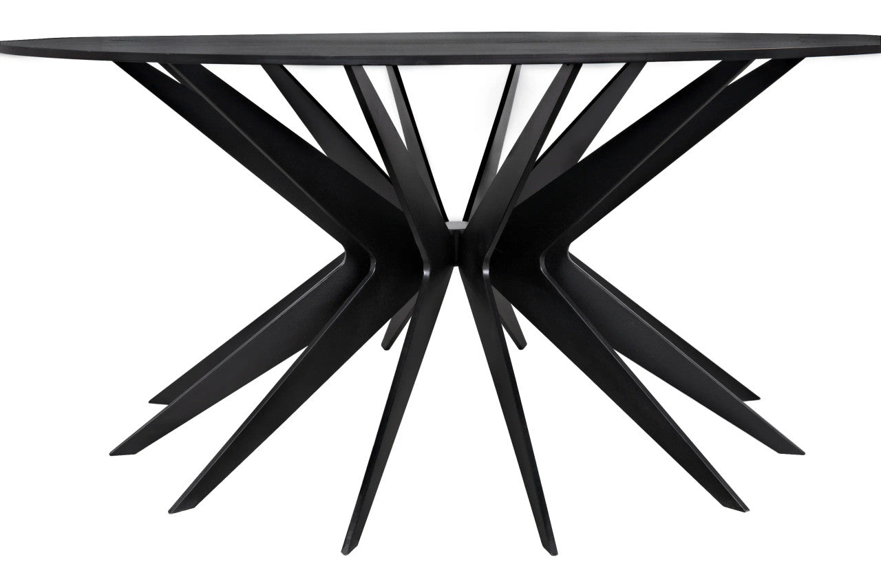 Noir Spider Coffee Table in Matte Black GTAB1107MTB