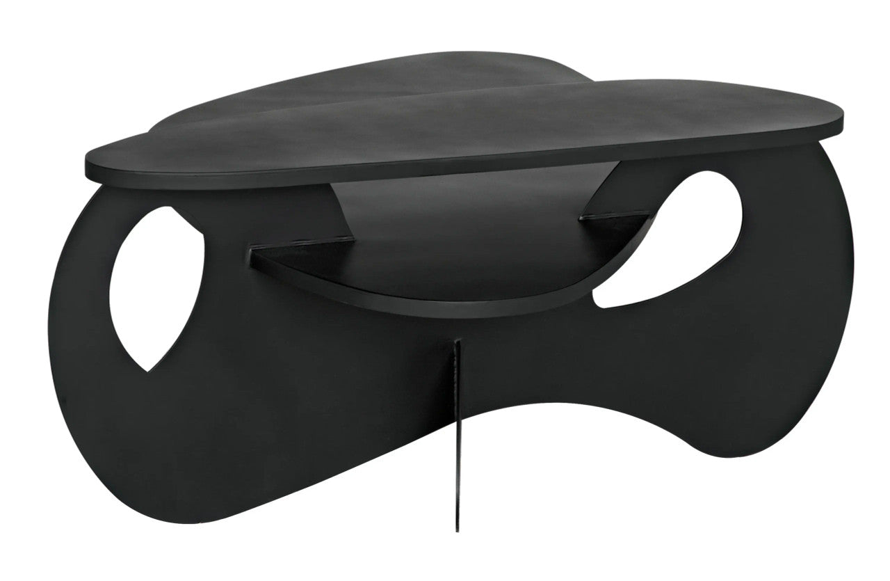 Noir Kaldera Coffee Table in Matte Black GTAB1110MTB