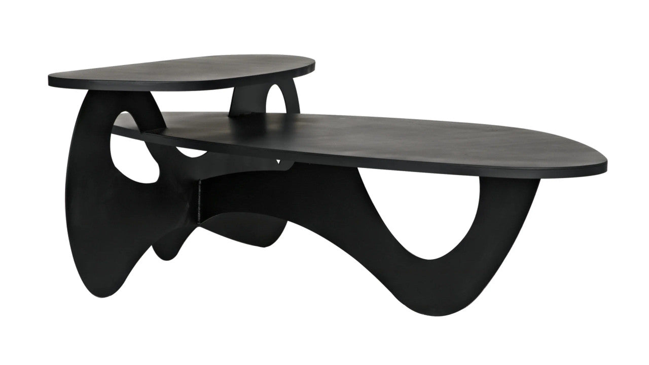 Noir Kaldera Coffee Table in Matte Black GTAB1110MTB