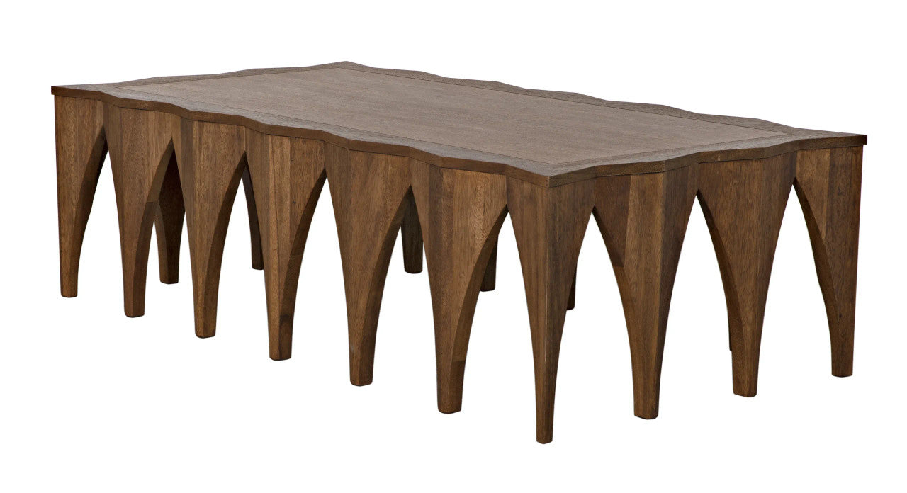 Noir Zelenko Coffee Table in Dark Walnut GTAB1118DW