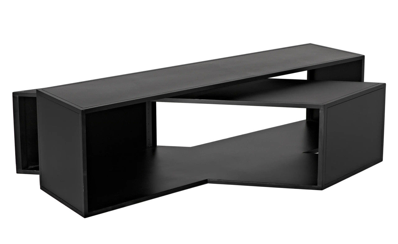 Noir Keweco Coffee Table in Matte Black GTAB1122MTB