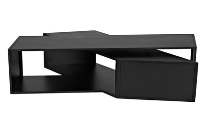 Noir Keweco Coffee Table in Matte Black GTAB1122MTB