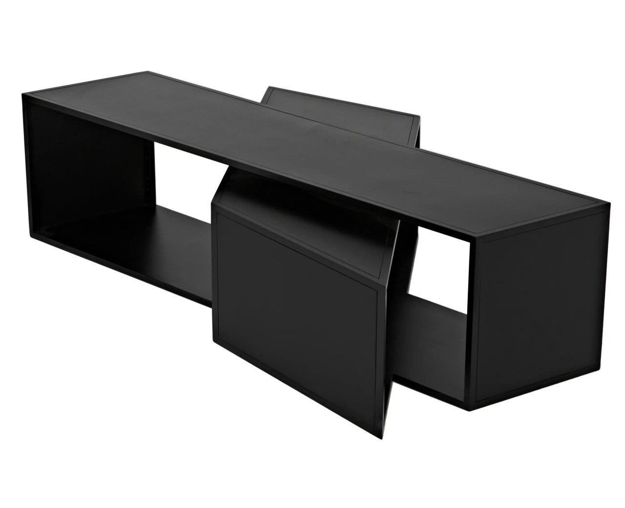 Noir Keweco Coffee Table in Matte Black GTAB1122MTB