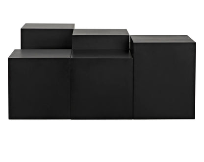 Noir Stein Coffee Table in Matte Black GTAB1123MTB