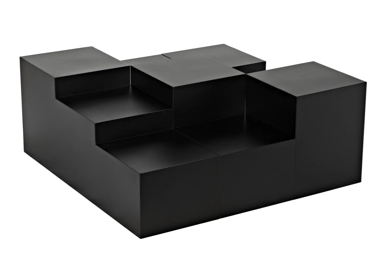 Noir Stein Coffee Table in Matte Black GTAB1123MTB