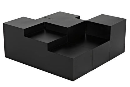 Noir Stein Coffee Table in Matte Black GTAB1123MTB