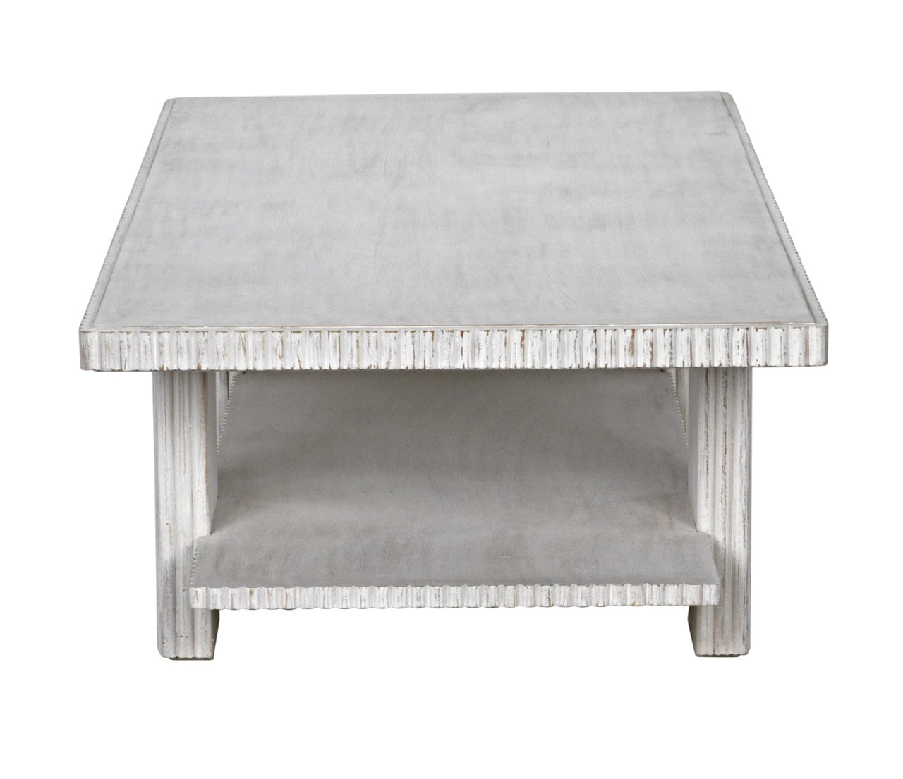 Noir Humphrey Coffee Table in White Wash GTAB1125WH