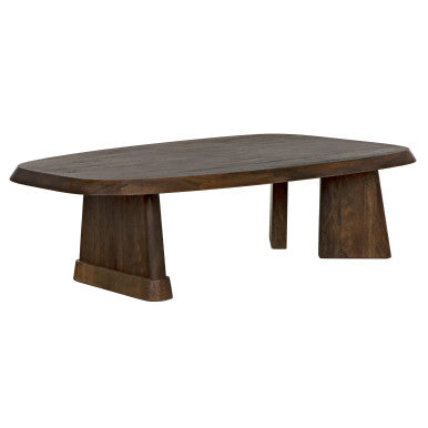 Noir Confucius Coffee Table in Dark Walnut GTAB1126DW