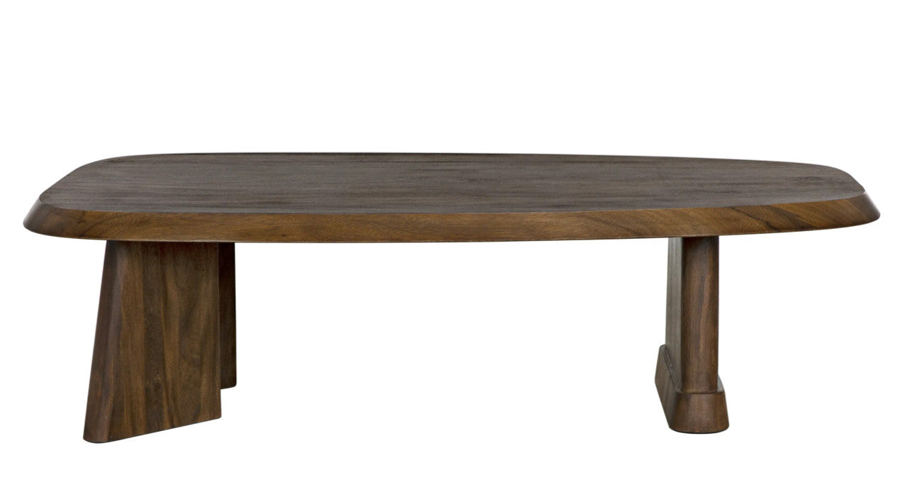 Noir Confucius Coffee Table in Dark Walnut GTAB1126DW