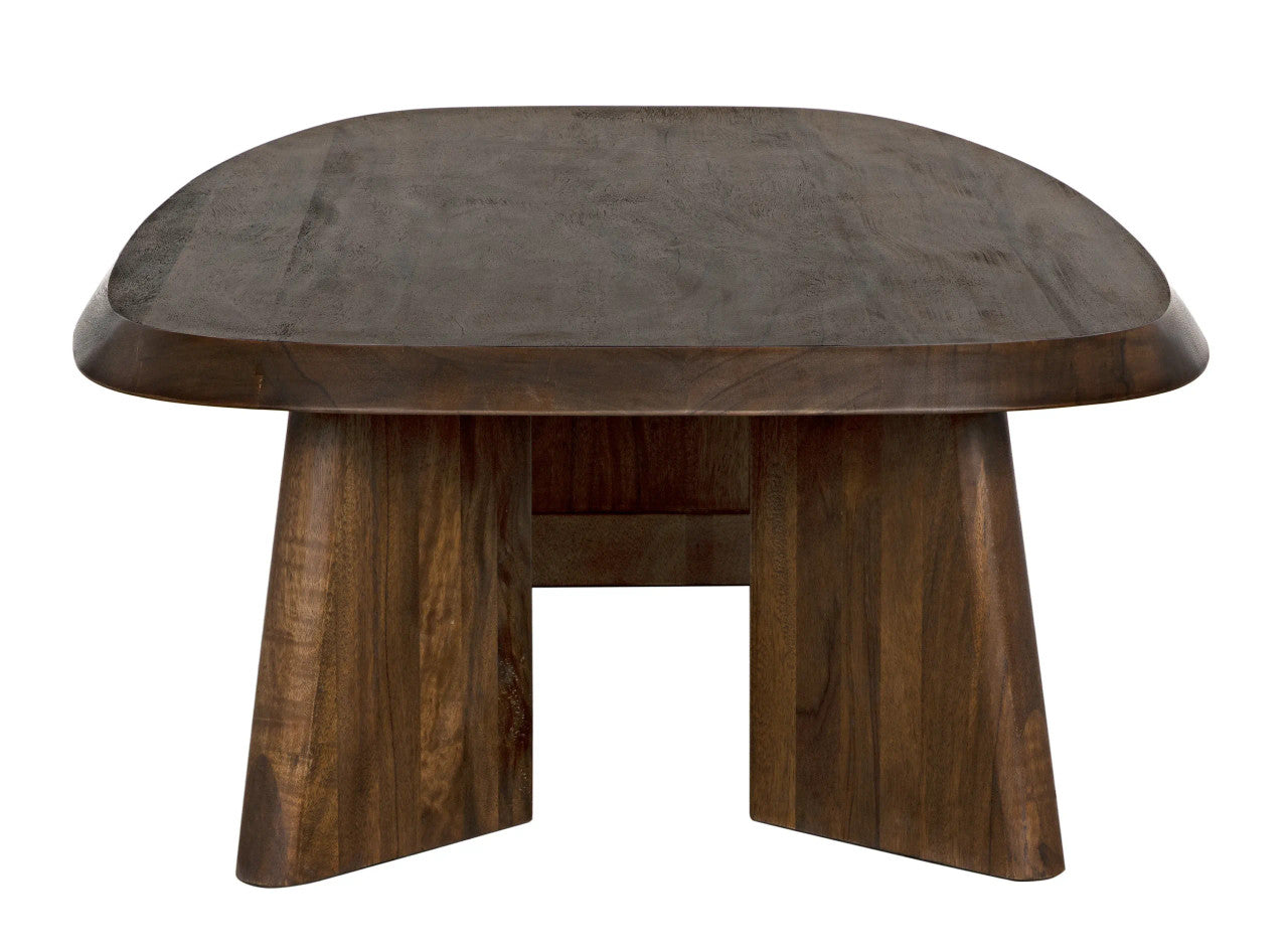 Noir Confucius Coffee Table in Dark Walnut GTAB1126DW