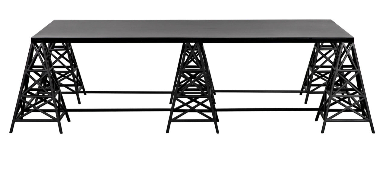 Noir Brixton Coffee Table in Matte Black GTAB1128MTB