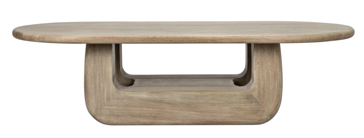 Noir Disorder Coffee Table in Washed Walnut GTAB1131WAW