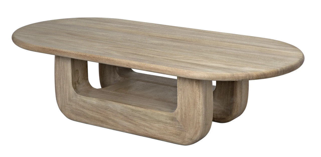 Noir Disorder Coffee Table in Washed Walnut GTAB1131WAW