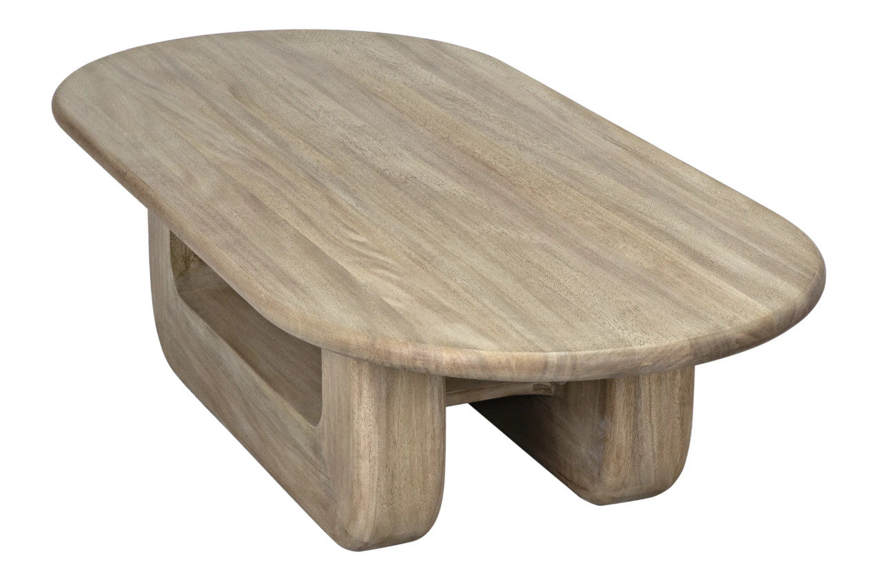 Noir Disorder Coffee Table in Washed Walnut GTAB1131WAW