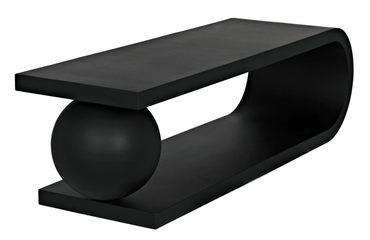 Noir Estelle Coffee Table in Matte Black GTAB1134MTB