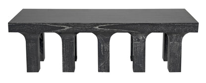 Noir Santos Coffee Table in Cinder Black GTAB1136CB