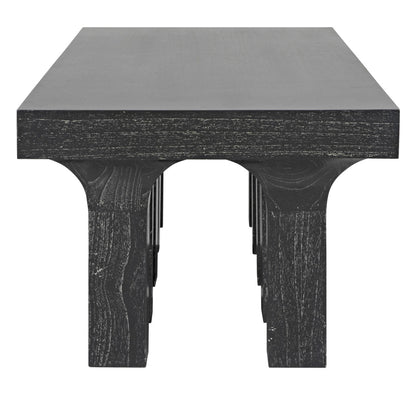 Noir Santos Coffee Table in Cinder Black GTAB1136CB