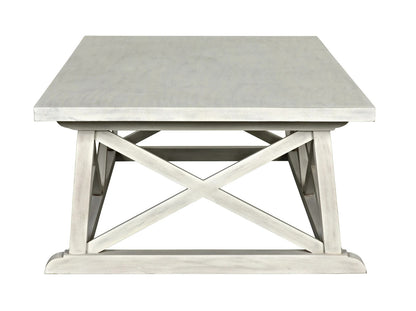 Noir Sutton Coffee Table in White Wash GTAB121WH