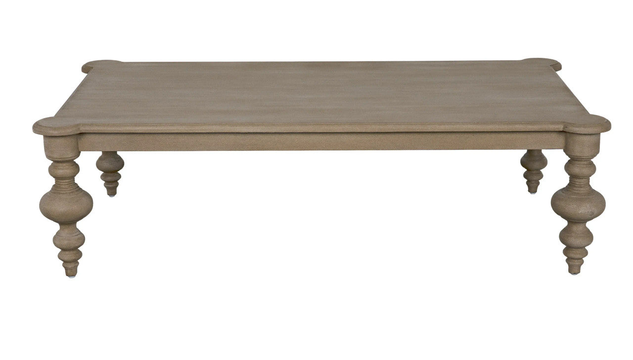 Noir Graff Coffee Table in Weathered GTAB138WEA