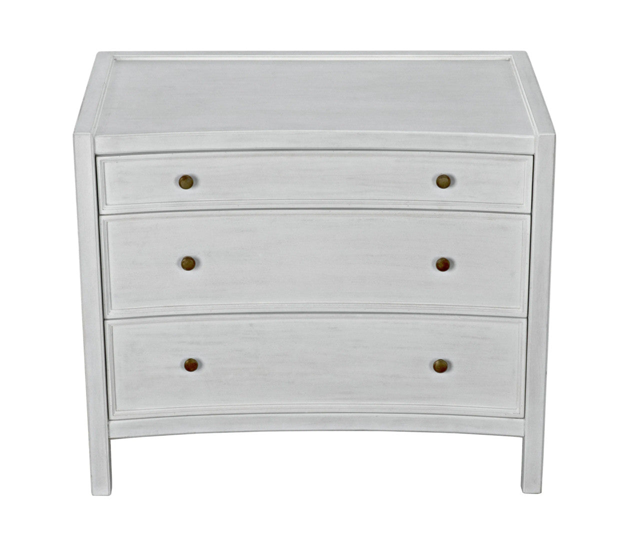 Noir Hampton Side Table,White Wash in White Wash GTAB245WH