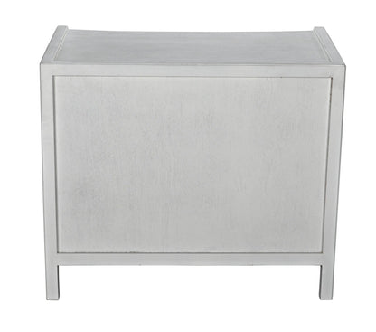 Noir Hampton Side Table,White Wash in White Wash GTAB245WH