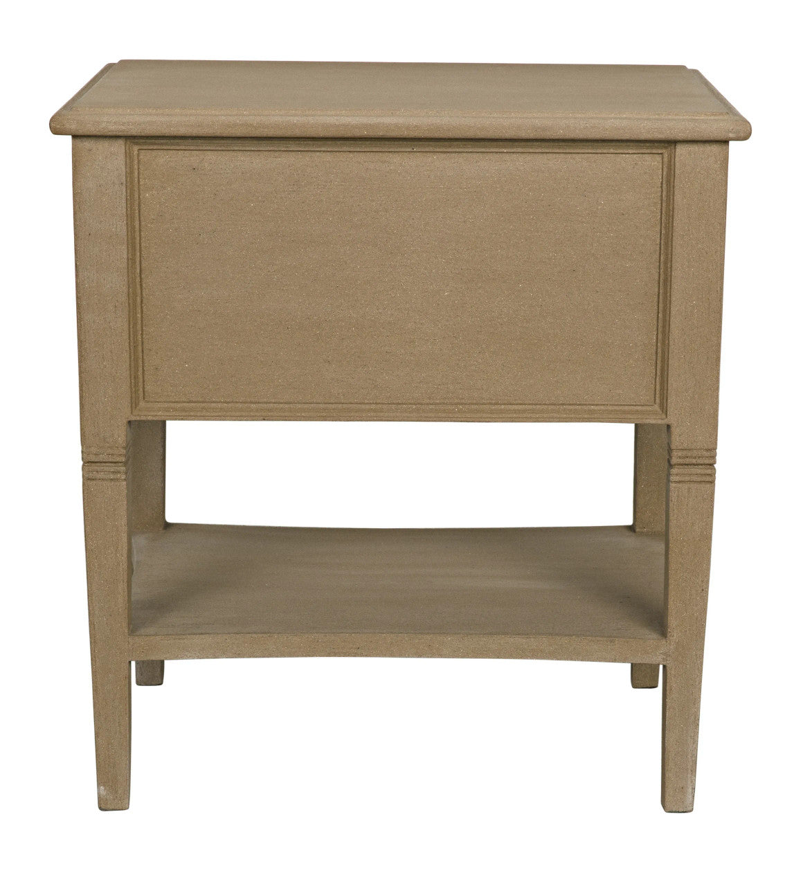 Noir Oxford 2-Drawer Side Table Weathered in Weathered GTAB246WEA