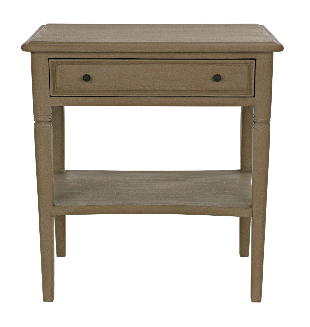 Noir Oxford 1-Drawer Side Table in Weathered GTAB247WEA