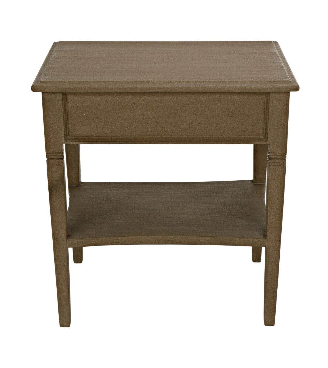 Noir Oxford 1-Drawer Side Table in Weathered GTAB247WEA