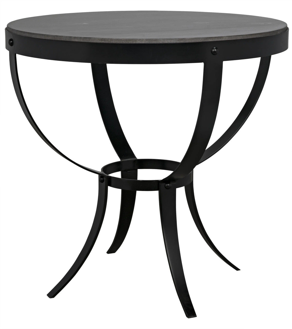 Noir Byron Side Table in Matte Black Base GTAB286-ML