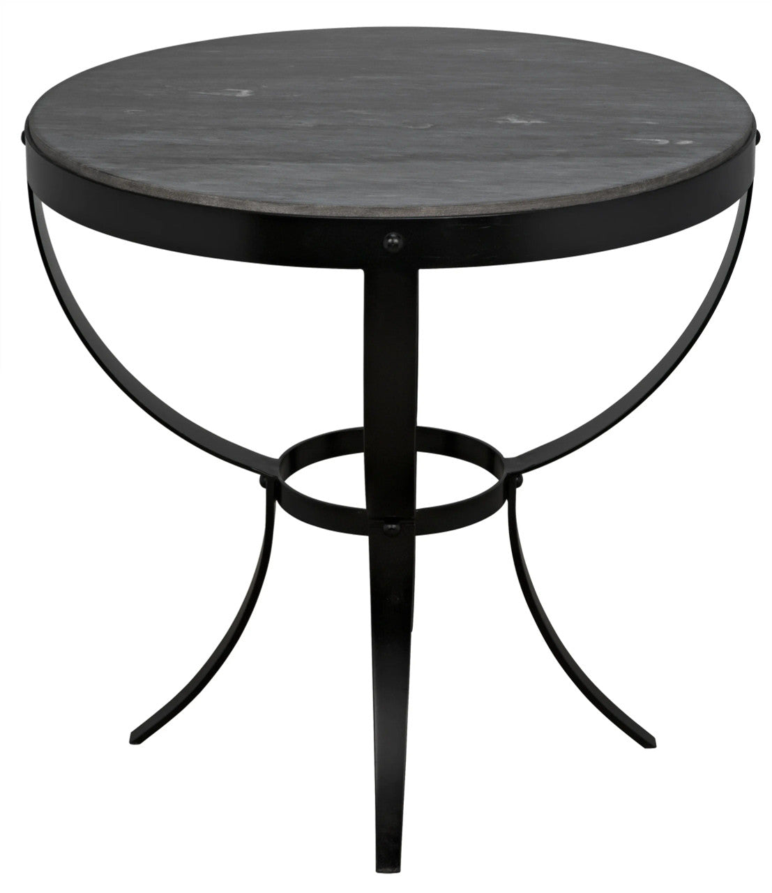 Noir Byron Side Table in Matte Black Base GTAB286-ML