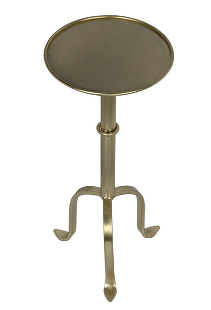 Noir Tini Side Table in Antique Brass GTAB303MB