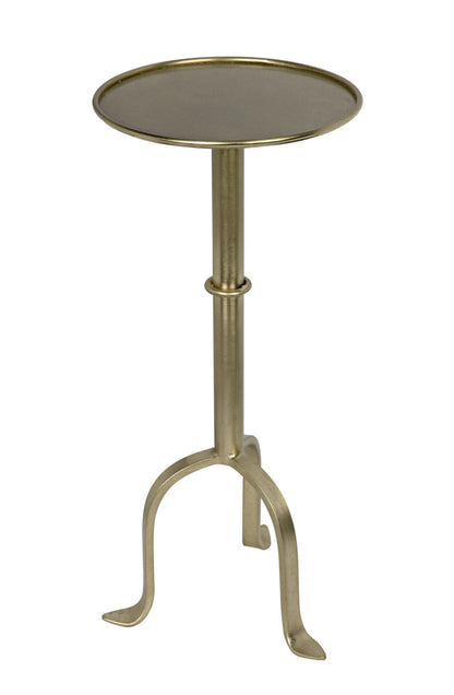 Noir Tini Side Table in Antique Brass GTAB303MB