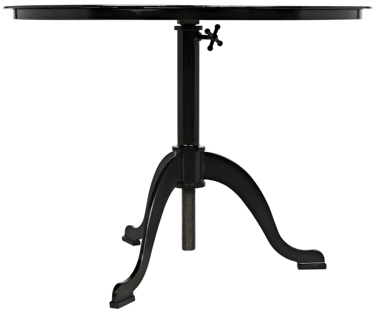 Noir Kaldera Side Table in Matte Black GTAB318MTB