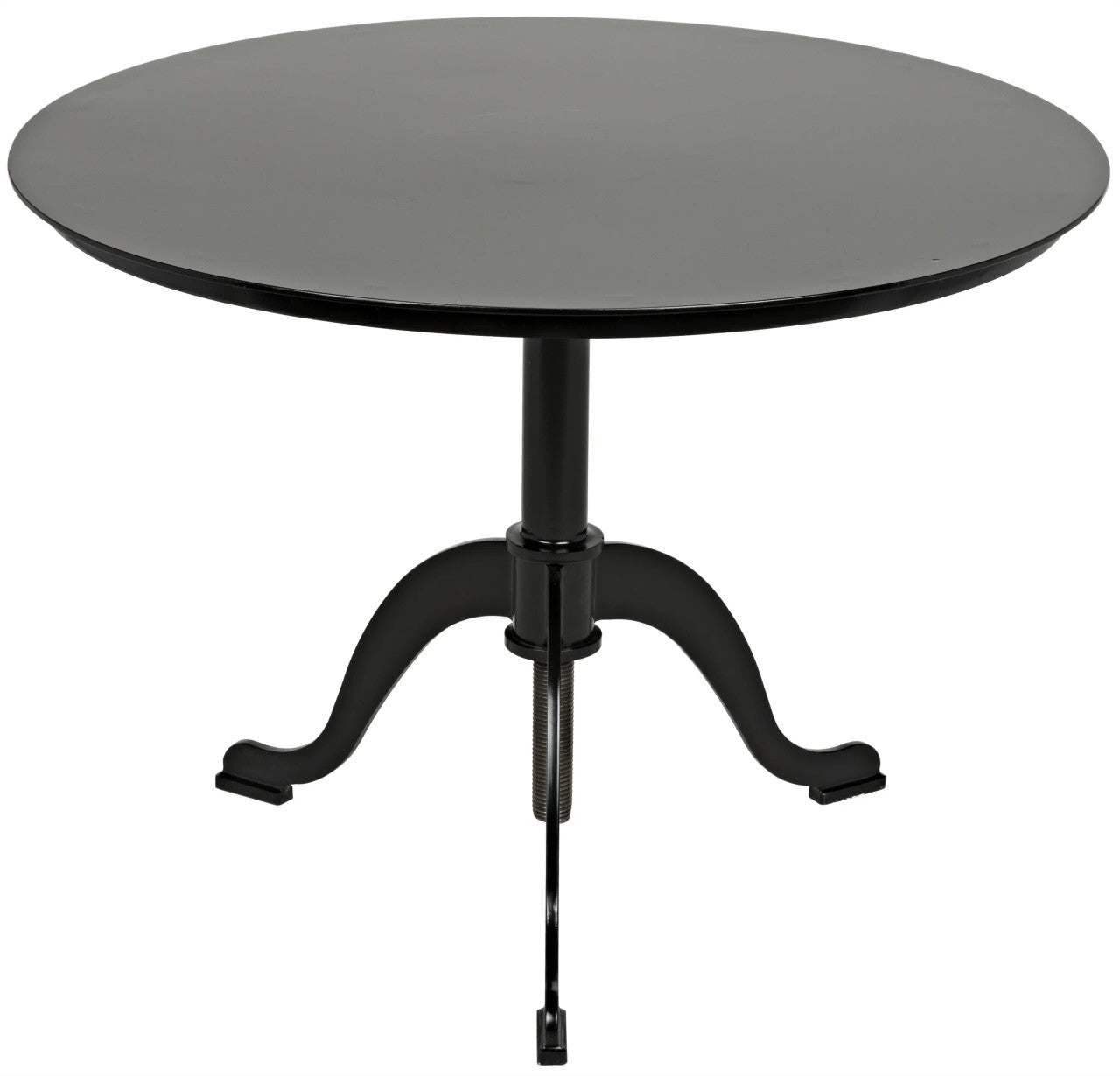 Noir Kaldera Side Table in Matte Black GTAB318MTB