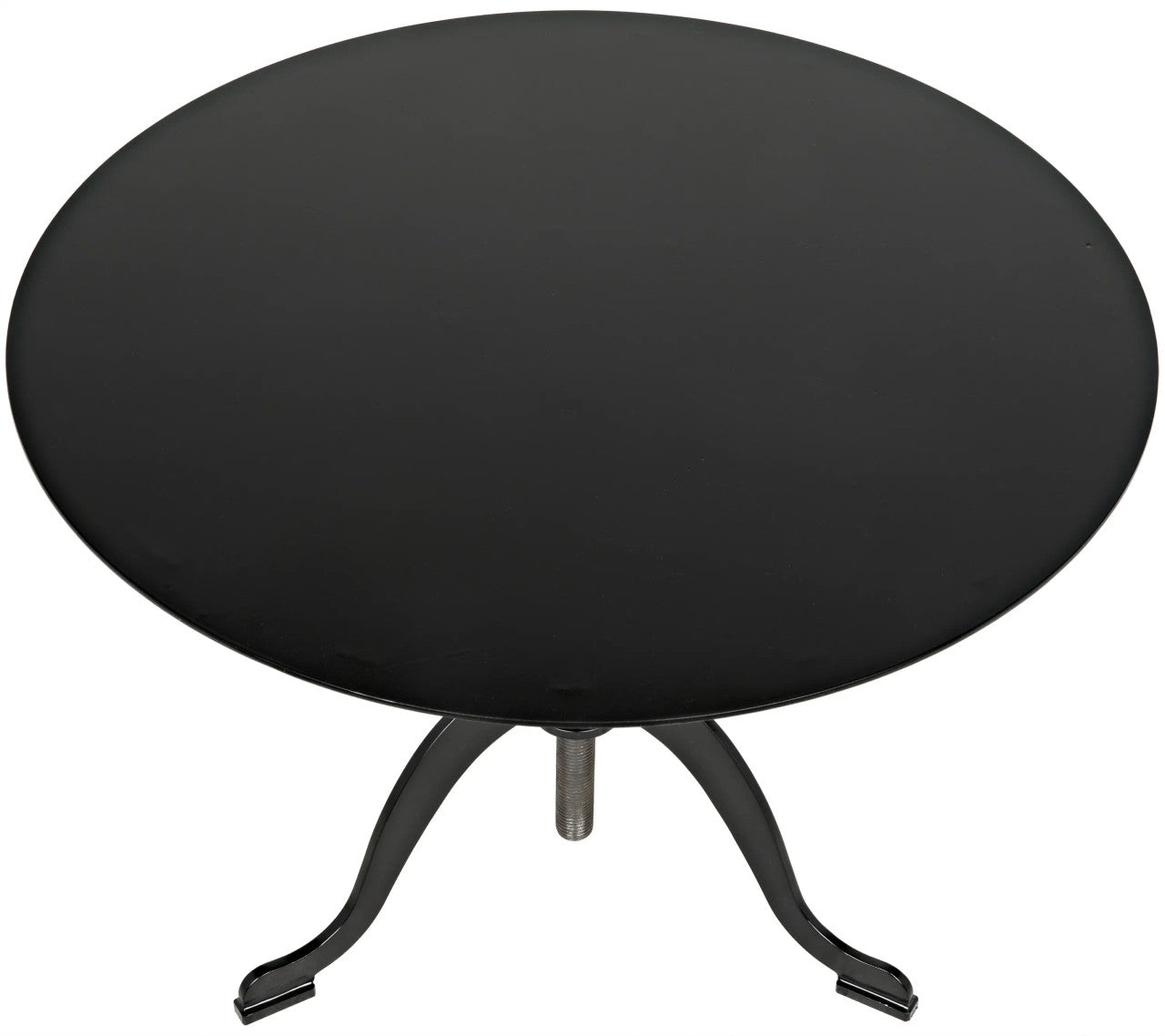 Noir Kaldera Side Table in Matte Black GTAB318MTB