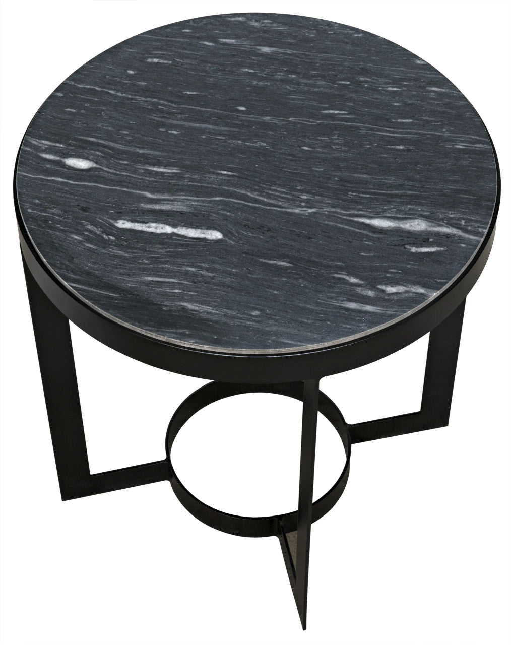 Noir Parker Side Table in Matte Black GTAB333-ML