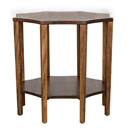 Noir Ariana Side Table in Dark Walnut GTAB335DW