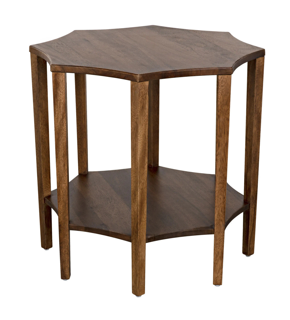 Noir Ariana Side Table in Dark Walnut GTAB335DW