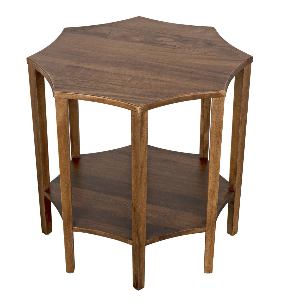 Noir Ariana Side Table in Dark Walnut GTAB335DW