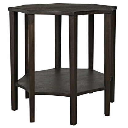 Noir Ariana Side Table in Ebony Walnut GTAB335EB