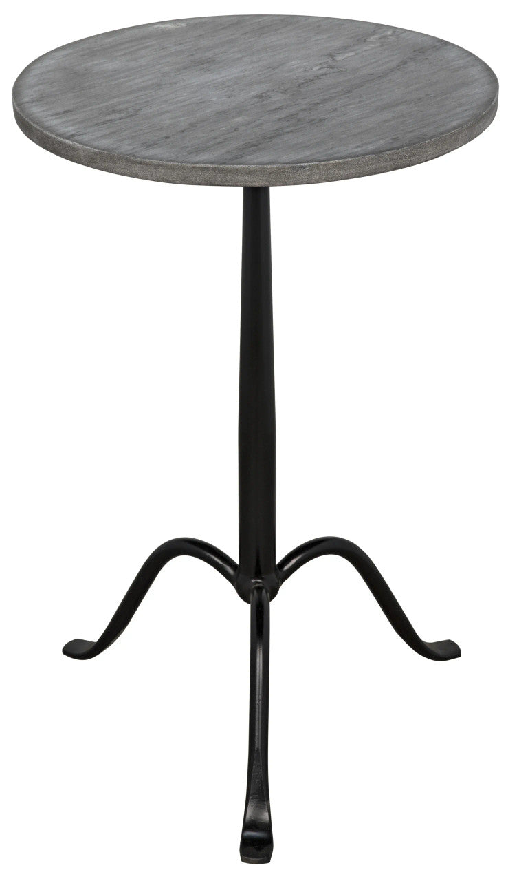 Noir Cosmopolitan Side Table in Matte Black GTAB343-ML