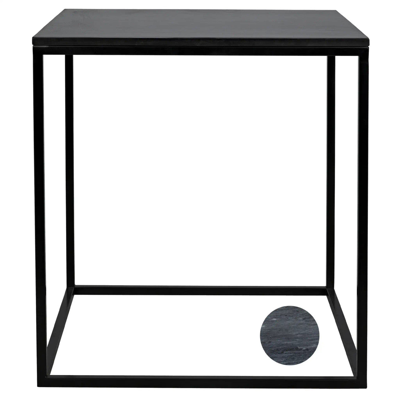 Noir Landon Side Table in Matte Black GTAB344-ML