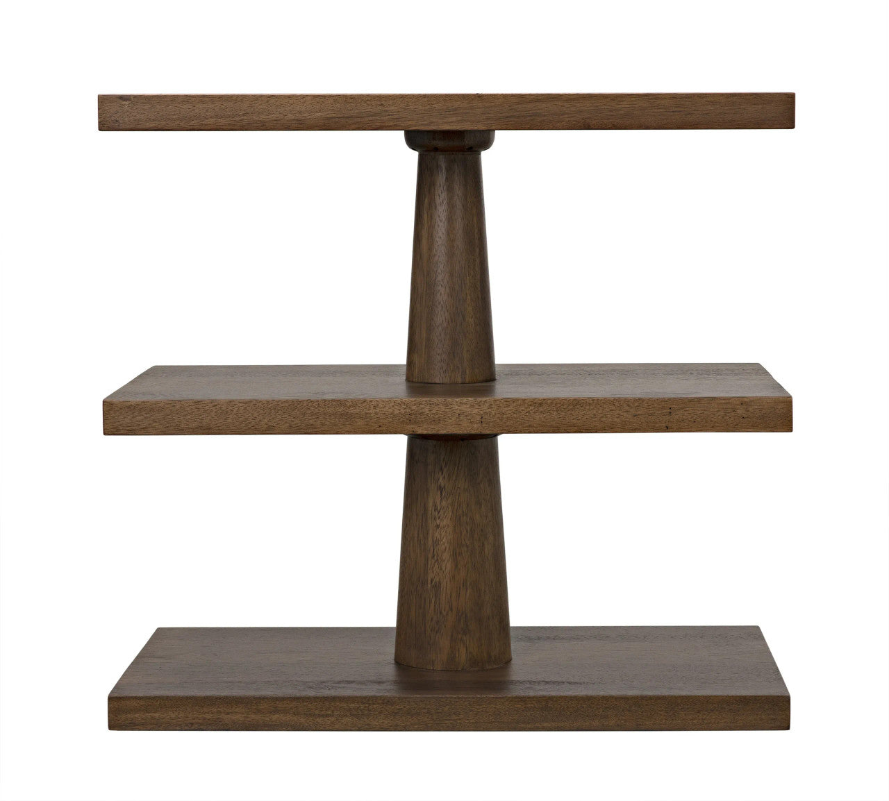 Noir Fatima Side Table in Dark Walnut GTAB382DW