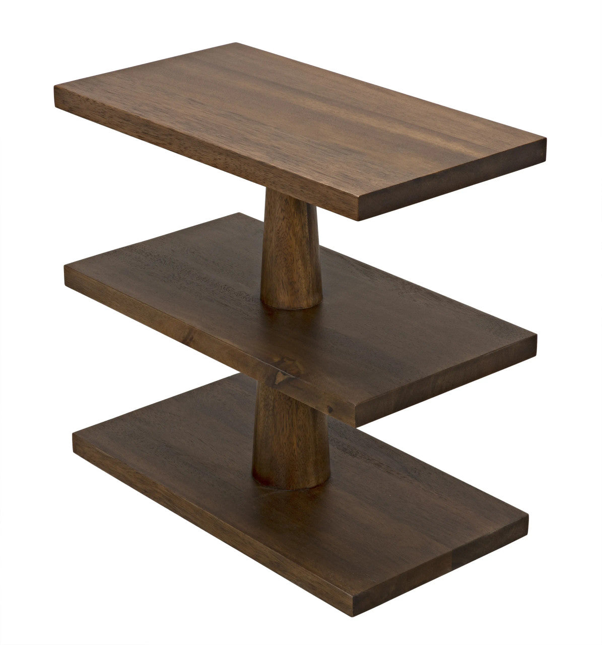 Noir Fatima Side Table in Dark Walnut GTAB382DW