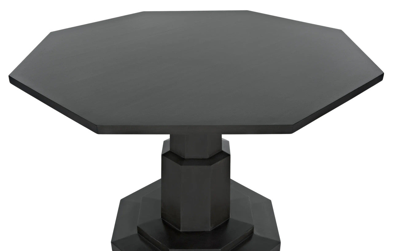 Noir Octagon Table in Pale GTAB474P