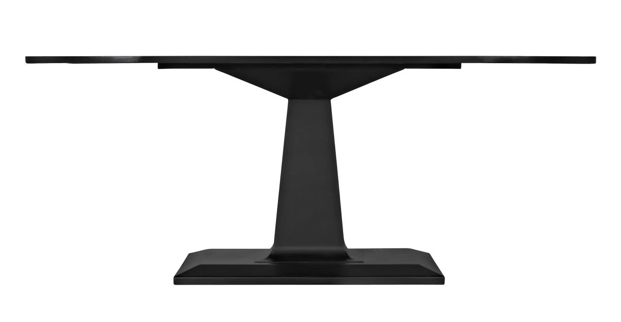 Noir Amboss Dining Table in Matte Black GTAB492MTB