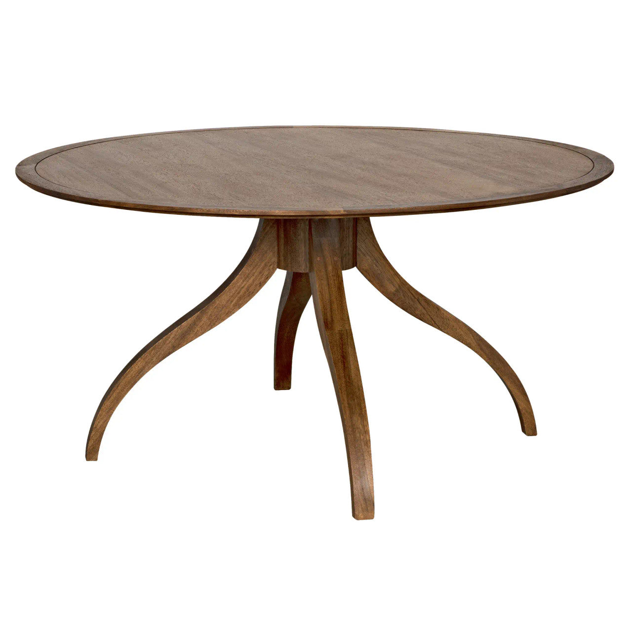 Noir Vera Dining Table in Dark Walnut GTAB495DW