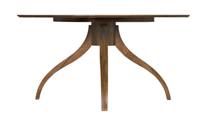 Noir Vera Dining Table in Dark Walnut GTAB495DW