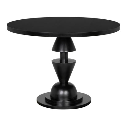 Noir Varick Table in Hand Rubbed Black GTAB5001HB