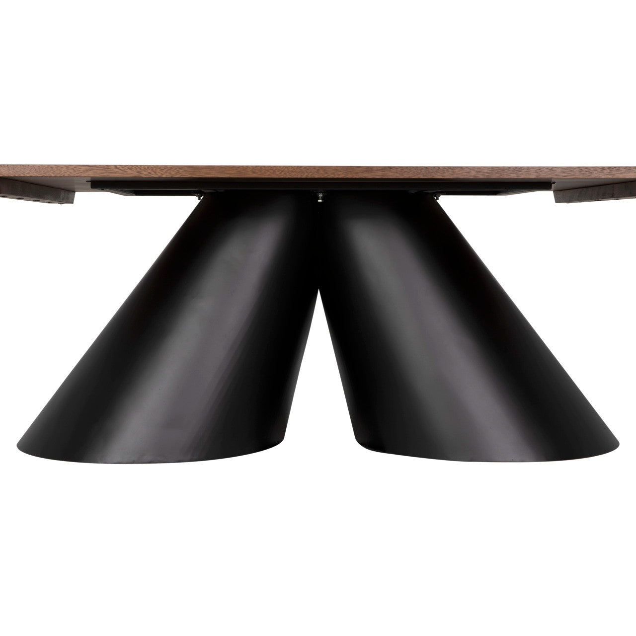 Noir Mason Table in Dark Walnut and Matte Black GTAB5002MTB